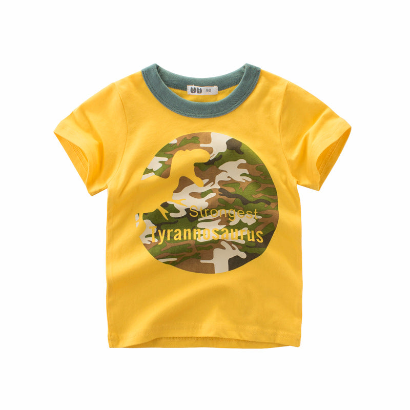 Novo Produto de Verão para Meninos T-Shirt de Manga Curta para Crianças - O Retalho