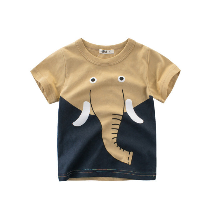 Novo Produto de Verão para Meninos T-Shirt de Manga Curta para Crianças - O Retalho