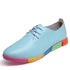 Sapatos pontiagudos de couro para mulheres - O Retalho
