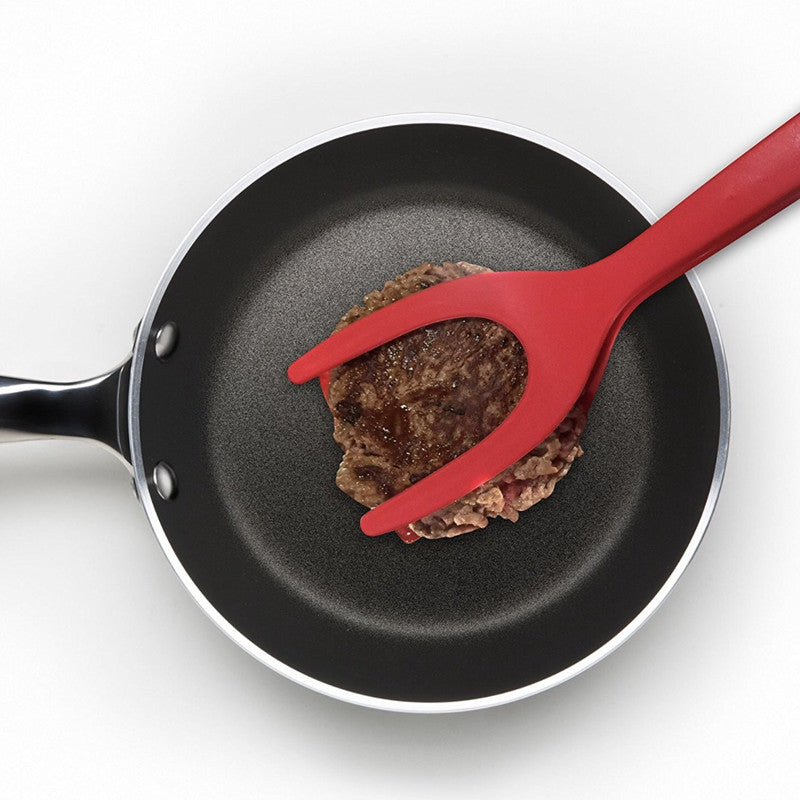 Espátula e pegador de cozinha 2 em 1