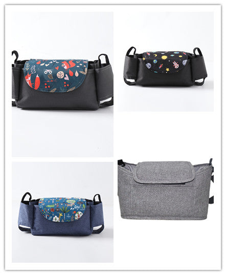 Bolsa organizadora multifuncional para carrinho de bebê - O Retalho