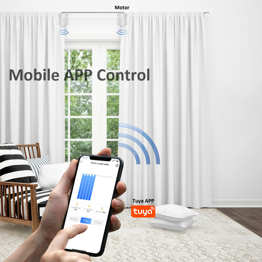 Cortinas Bluetooth sem fio automático🤍✨ - O Retalho