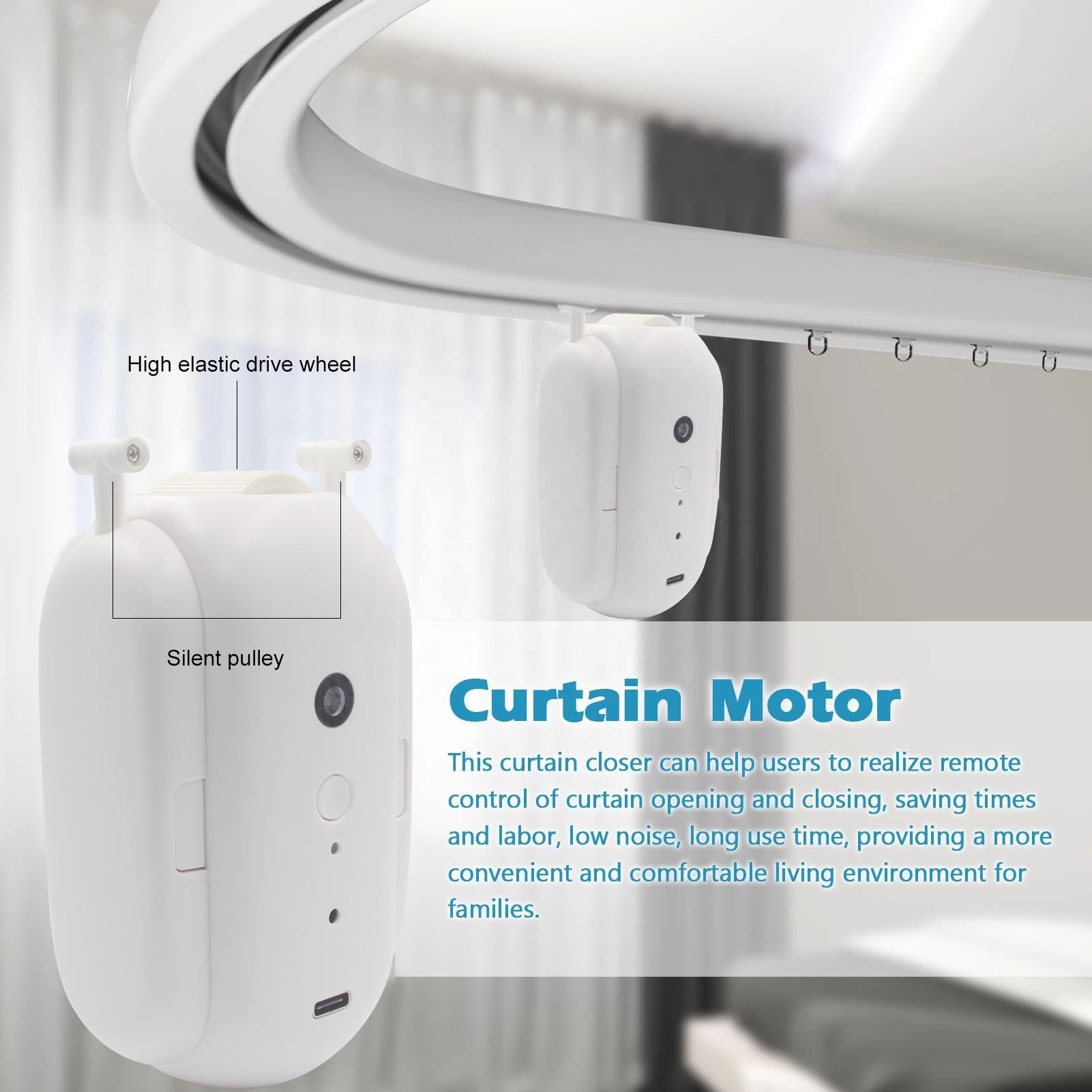 Cortinas Bluetooth sem fio automático🤍✨ - O Retalho