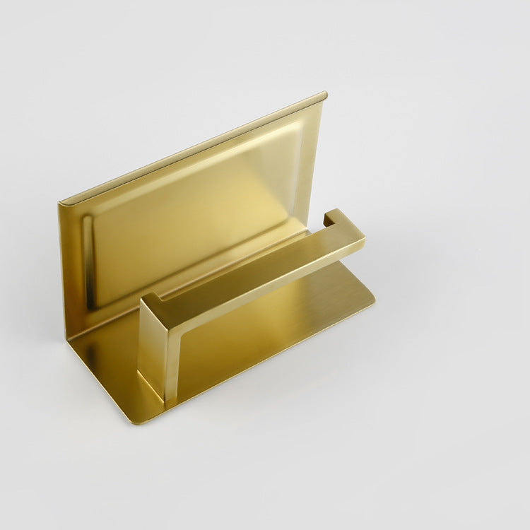 Conjunto Toalheiro Dourado: Elegância Radiante em Aço Inoxidável - O Retalho