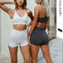 Conjunto de Yoga Sem Costura para Mulheres: Estilo, Conforto e Desempenho em Duas Peças - O Retalho