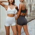 Conjunto de Yoga Sem Costura para Mulheres: Estilo, Conforto e Desempenho em Duas Peças - O Retalho