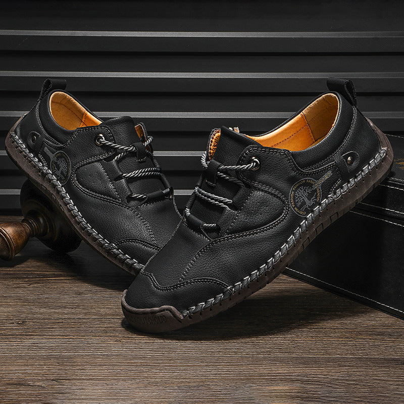 sapatos casuais masculinos elegantes adequados para dia-dia - O Retalho