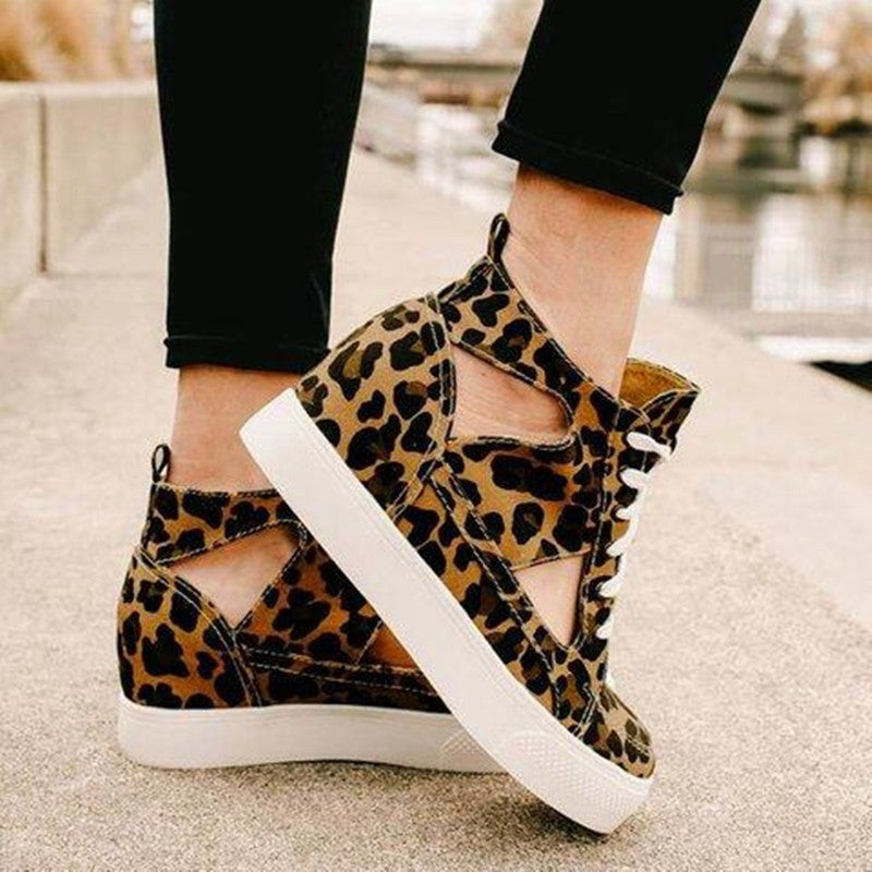 Sapatos Casuais de Plataforma Alta - O Retalho