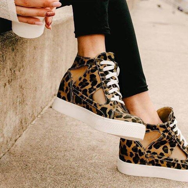 Sapatos Casuais de Plataforma Alta - O Retalho