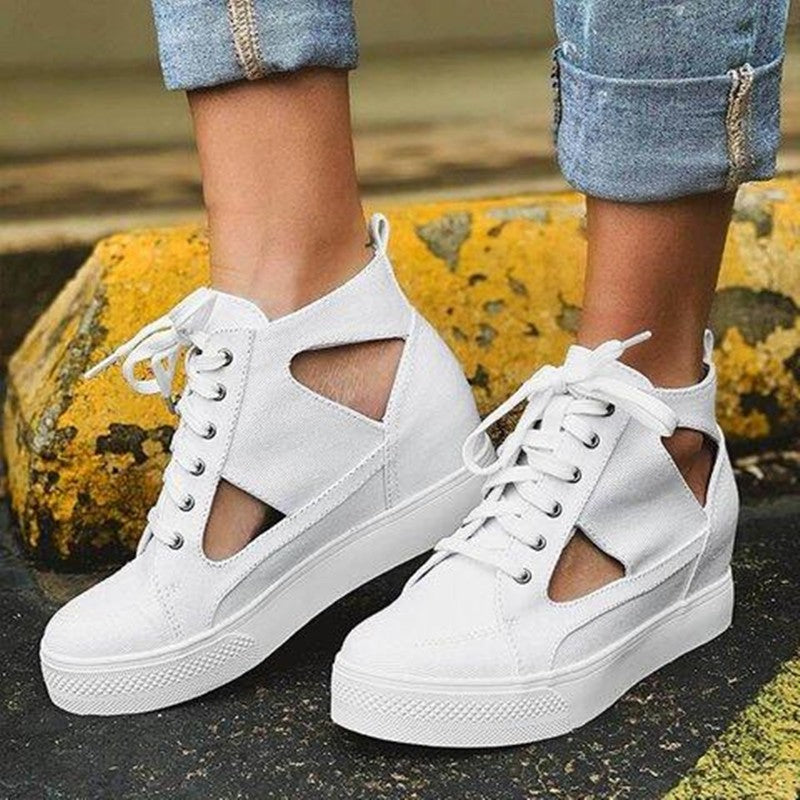 Sapatos Casuais de Plataforma Alta - O Retalho