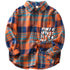 Camisa casual de xadrez para meninos - O Retalho