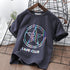 Camiseta de manga curta para meninos,top fashion - O Retalho