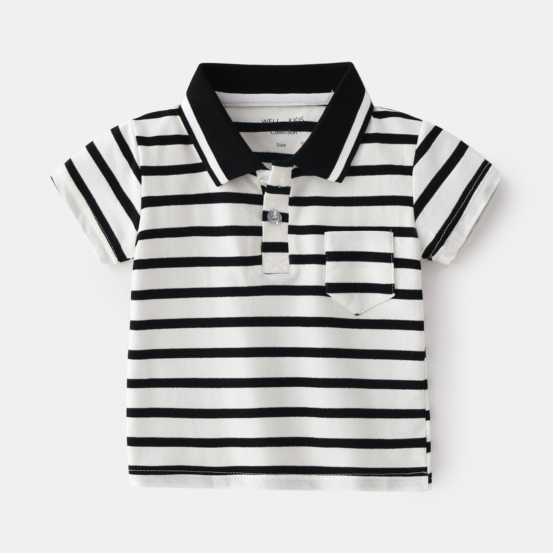 Camisa Casual de Manga Curta para Meninos - O Retalho