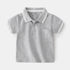 Camisa Casual de Manga Curta para Meninos - O Retalho