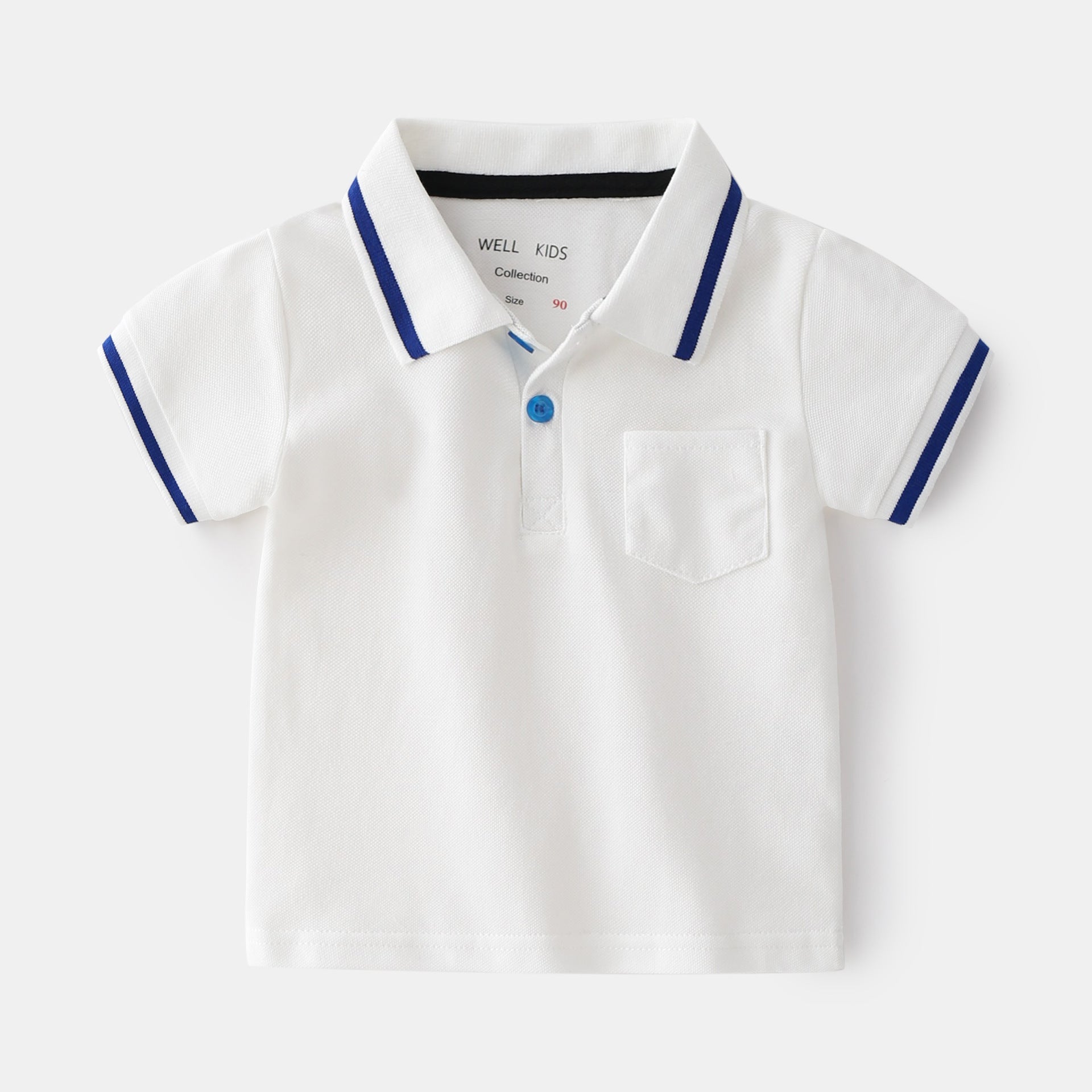 Camisa Casual de Manga Curta para Meninos - O Retalho