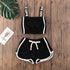 Shorts e camisa infantil para meninas - O Retalho