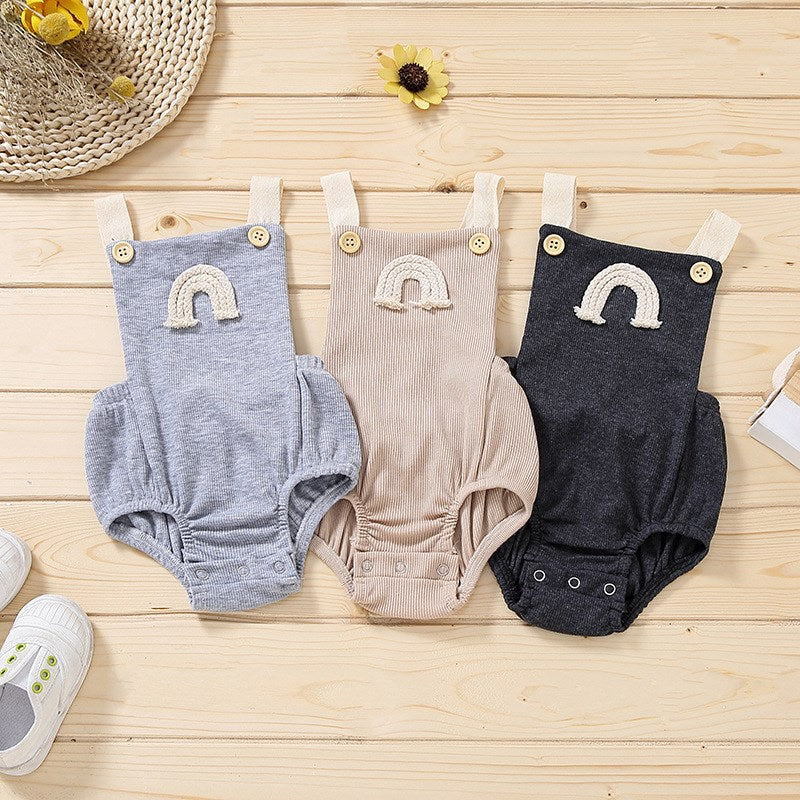 Macacão infantil para meninas e bebês, roupas unissex para recém-nascidos - O Retalho