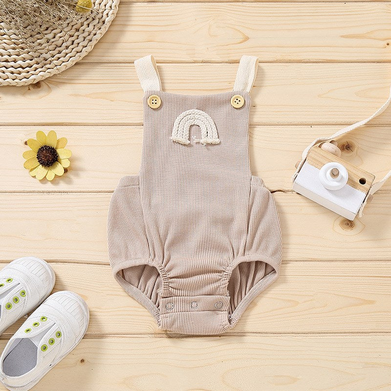 Macacão infantil para meninas e bebês, roupas unissex para recém-nascidos - O Retalho