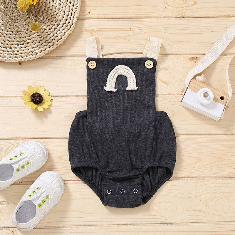 Macacão infantil para meninas e bebês, roupas unissex para recém-nascidos - O Retalho