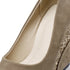 Women Spring Style Platform Wedge Daily Pumps Shoes Fashion Ladies Peep Toe Mixed Color Suede Party High Heel Shoe - O Retalho