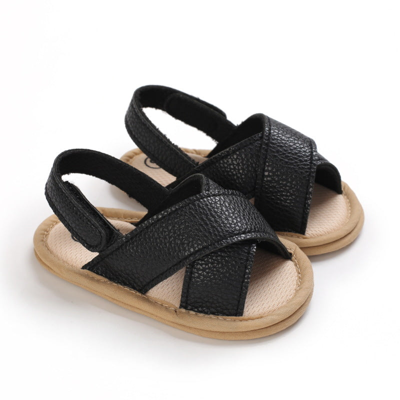 sandálias de menina de 1 ano sapatos de passeio para bebê 0 6 12 meses - O Retalho