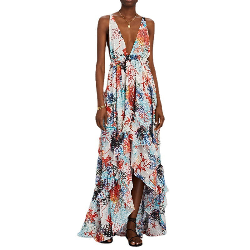 Vestido Longo Estampado - O Retalho