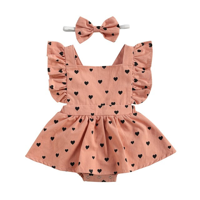 Vestidos infantis para meninas com laço para férias, roupas infantis fofas - O Retalho