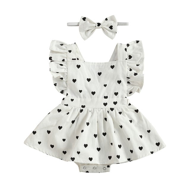 Vestidos infantis para meninas com laço para férias, roupas infantis fofas - O Retalho
