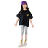 Camiseta Top Manga Curta da Moda Infantil - O Retalho