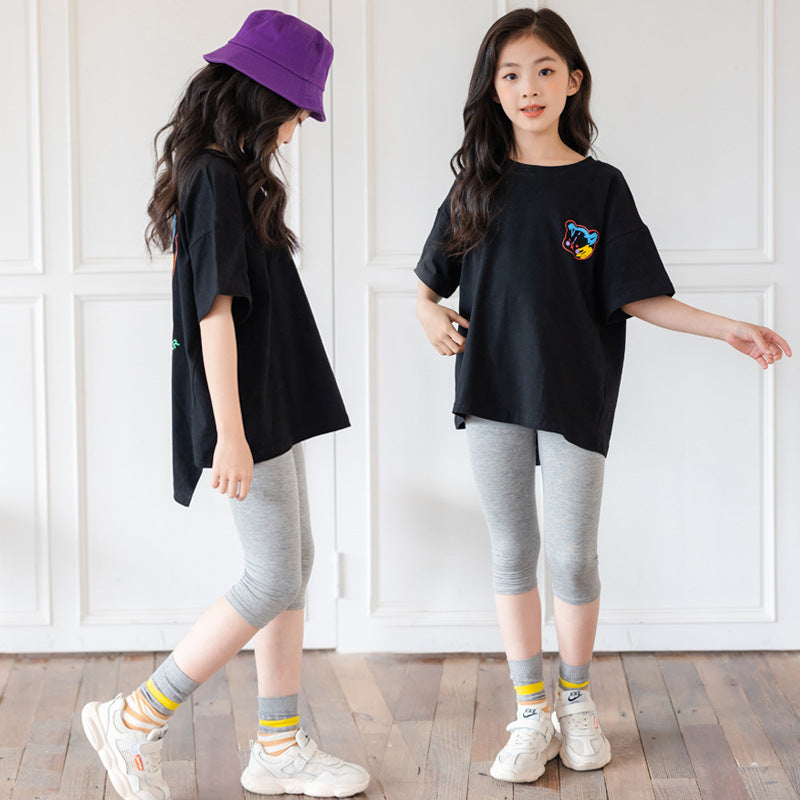 Camiseta Top Manga Curta da Moda Infantil - O Retalho