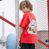 Camiseta infantil impressa estilo rap - O Retalho