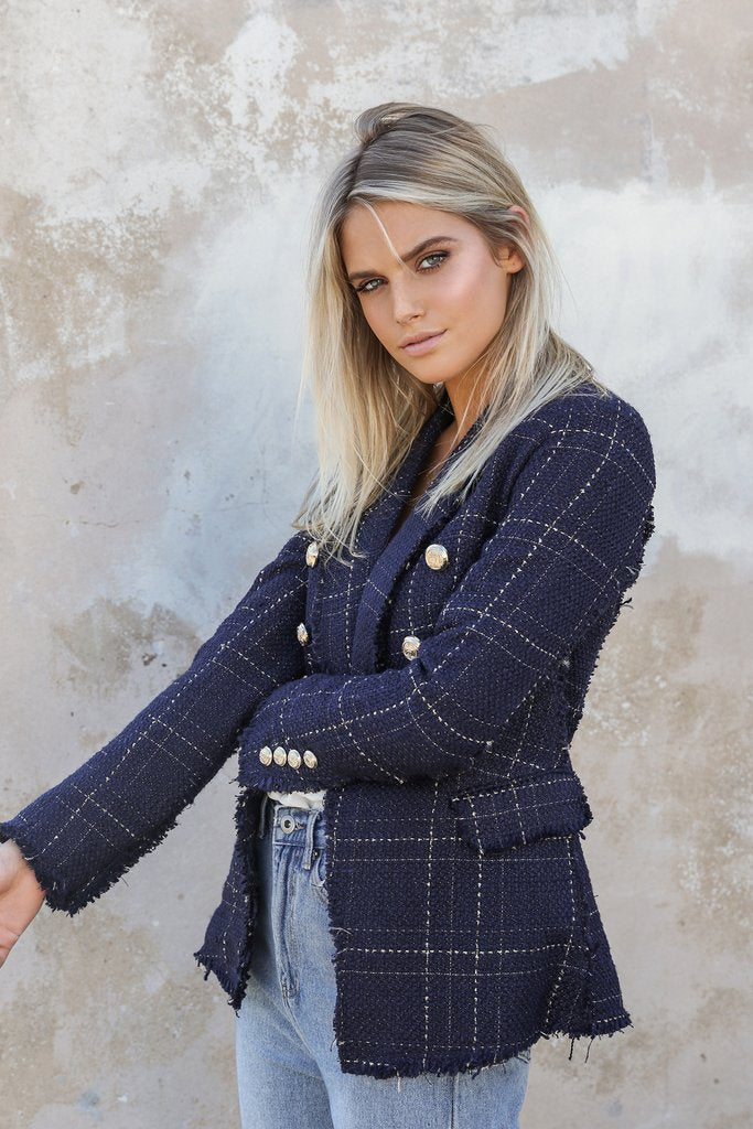 Blazer com detalhes de botões - O Retalho