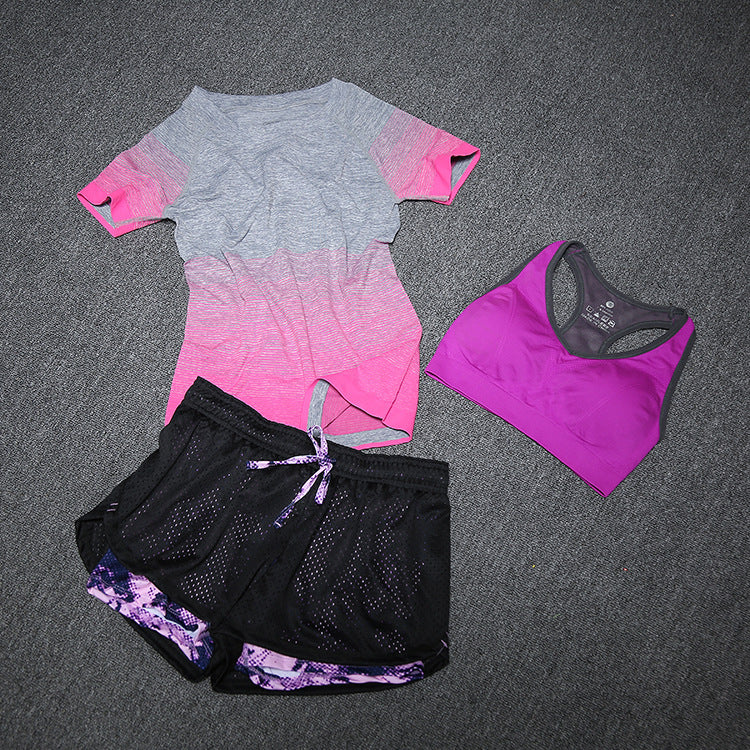 Conjunto Feminino de Yoga com 3 Peças - Estilo e Desempenho para Seus Treinos de Verão - O Retalho