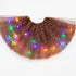 Magical & Luminous LED Princess Halloween Tutu Skirt Sequins Shiny Skirt - O Retalho