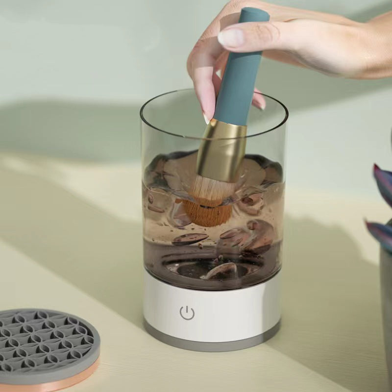 Máquina de limpeza de pincéis para sombras, eléctrica portátil com carregamento USB