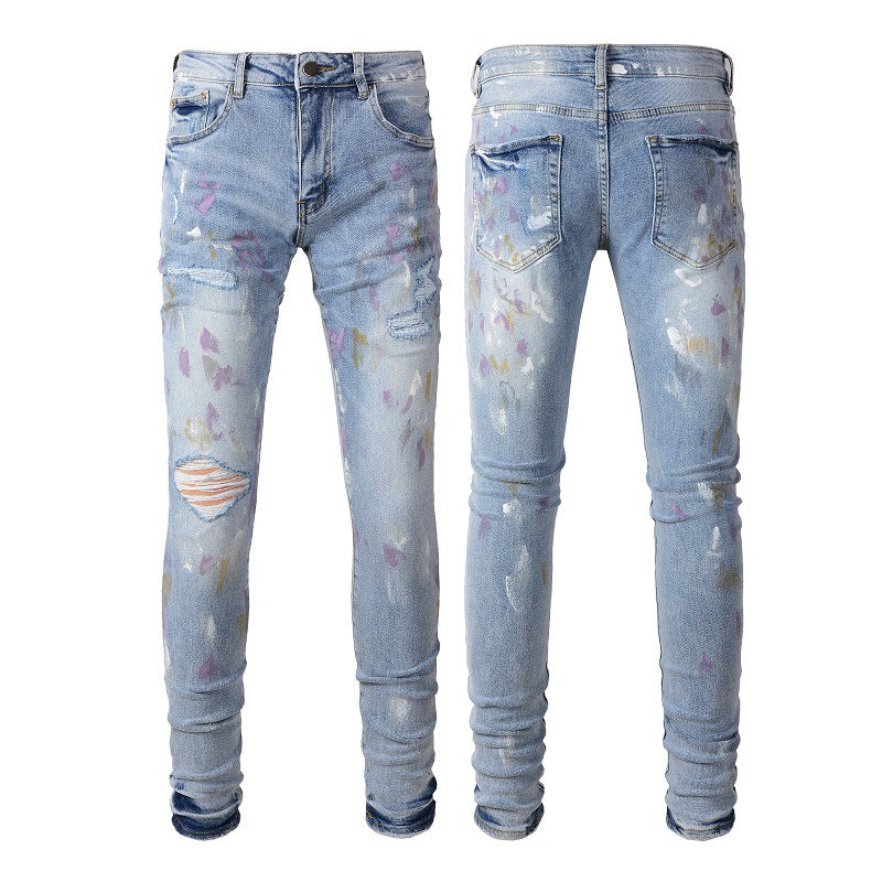 Calças Slim Fit Skinny Jeans - O Retalho