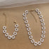 Conjunto de Colar e pulseira de Pérolas para Mulheres - O Retalho