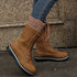 Botas de Cowboy de Cano Médio com Amarração para Mulheres - O Retalho