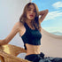 Crop top Com Alças De Ombro Com Decote Em U - O Retalho