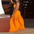 Vestido Mop com Detalhe de Amarração Halter e Cruzado com Smocking - O Retalho