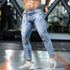 Calça Jeans Slim Rasgada - Moda Masculina Casual - O Retalho