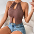 Crop top de alças finas - O Retalho