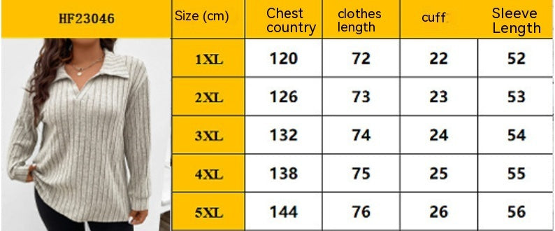 Camisa v lapela manga longa listrada - O Retalho