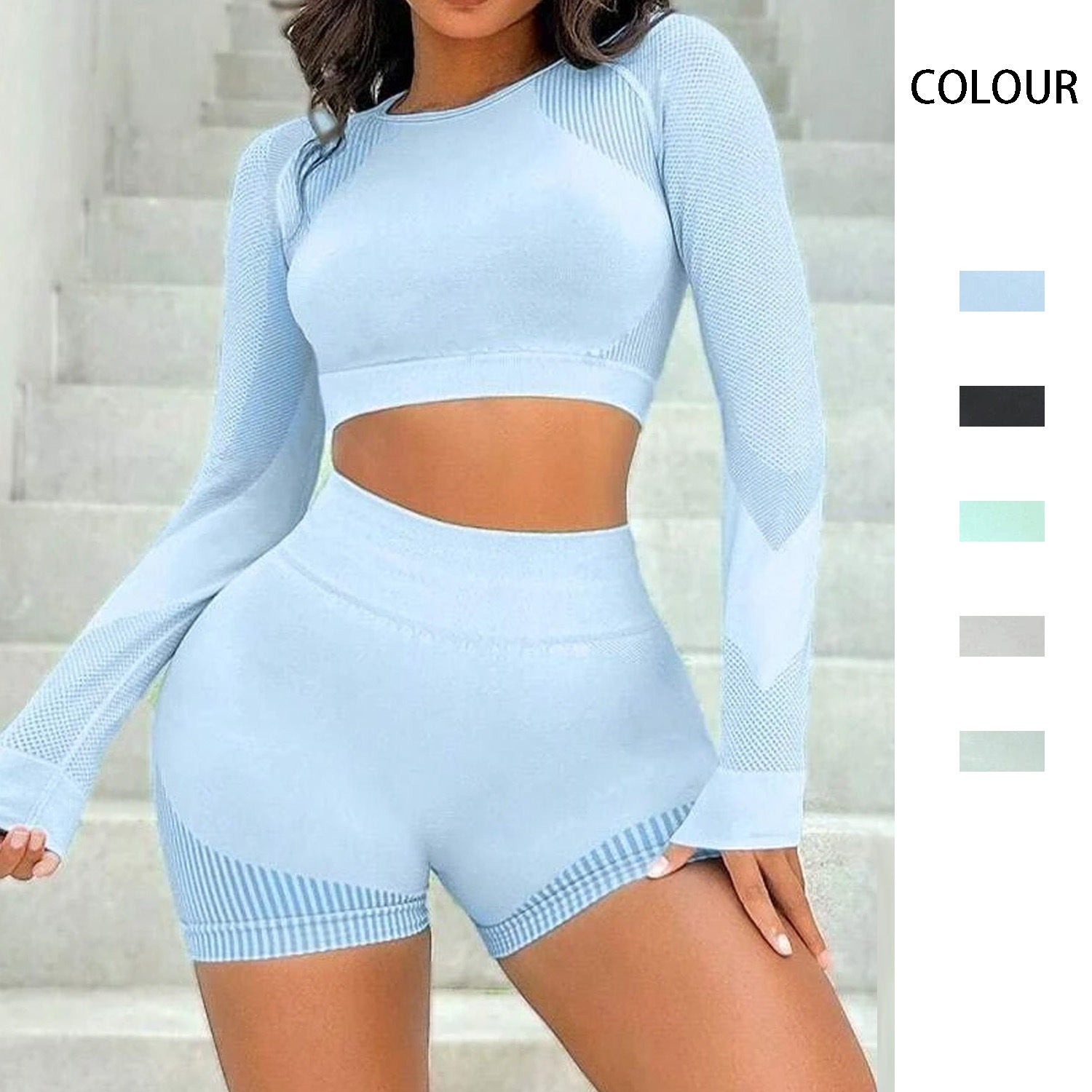 Conjunto de roupas esportivas - O Retalho