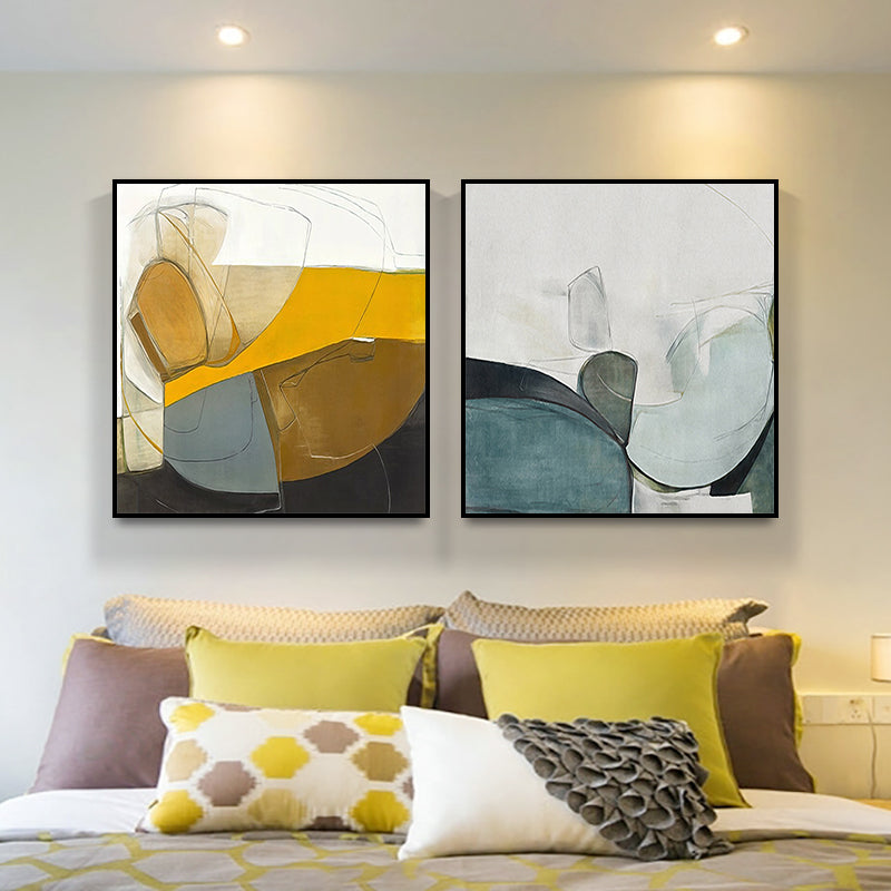 Decoração Abstrata para Quarto - O Retalho
