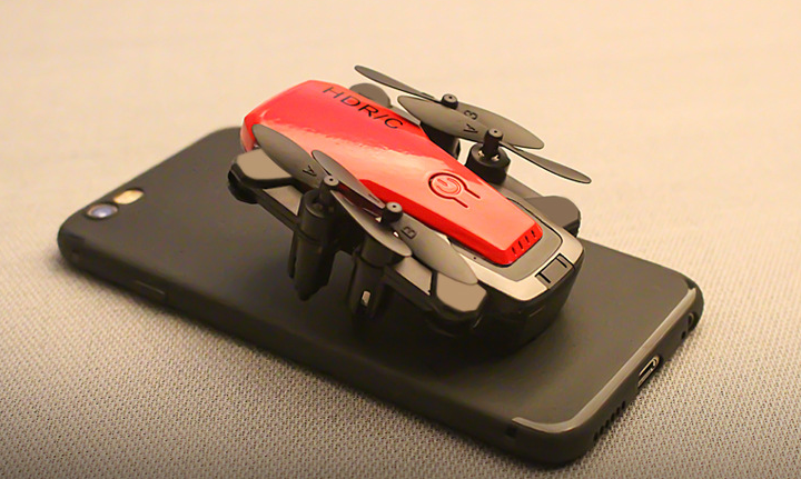 Mini Drone Dobrável com Controle Remoto Wi-Fi