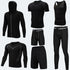 Conjunto de Roupas Esportivas para Corrida Masculina - 7 Peças para Corrida, Basquete e Academia - O Retalho