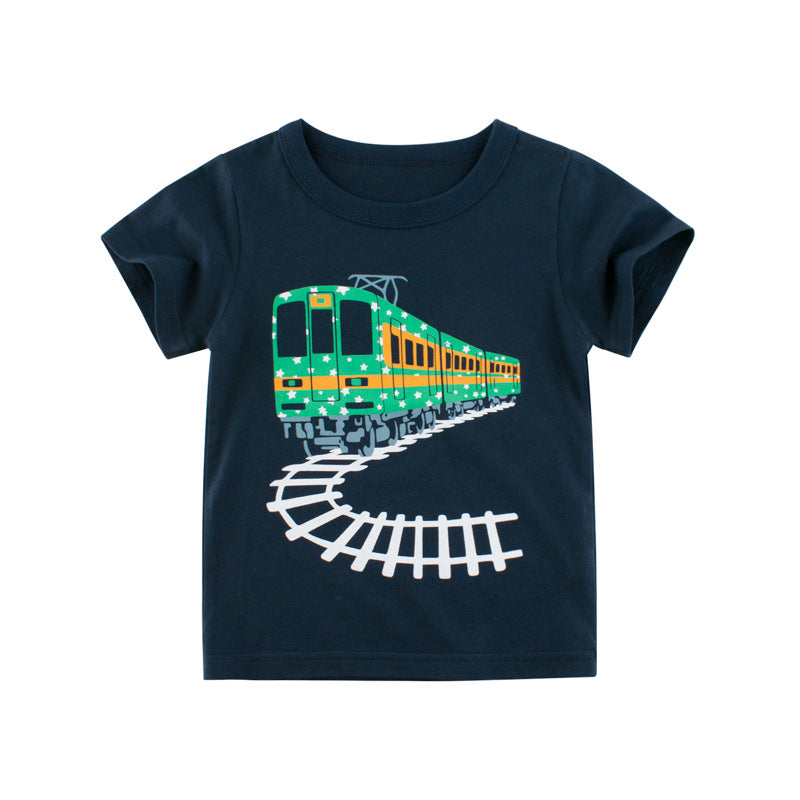 ☀️Camiseta de manga curta para meninos - O Retalho