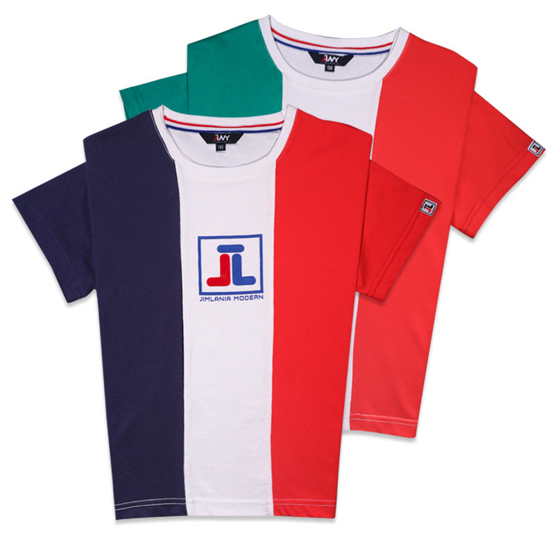 Camiseta de manga curta de algodão - O Retalho