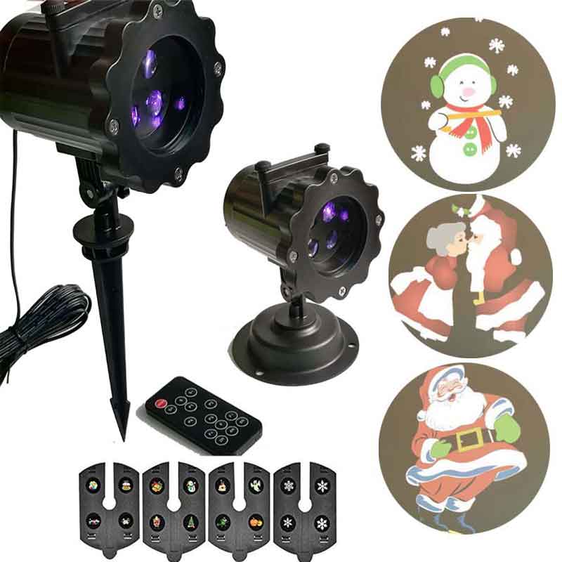 Projetor de Luz a Laser LED para Decoração de Natal ao Ar Livre - O Retalho